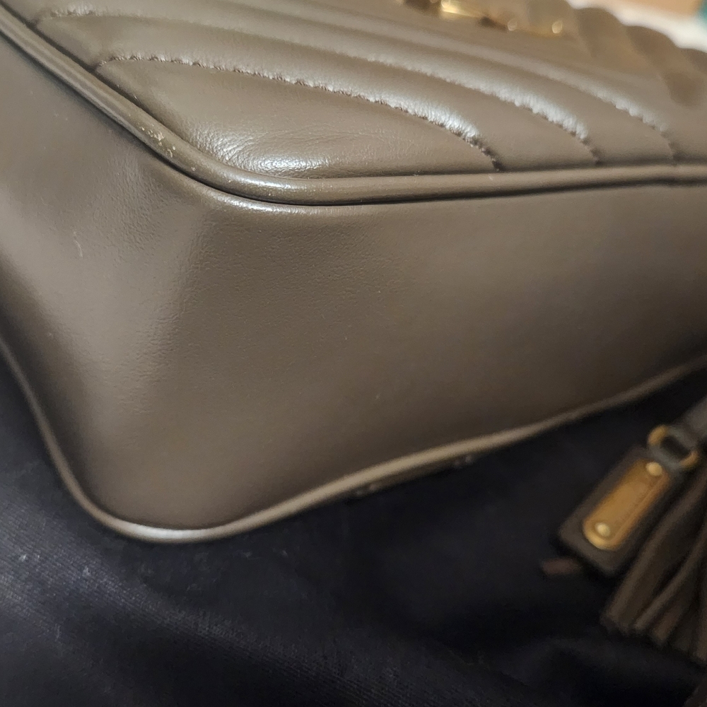Saint Laurent Monogram Lou Camera Bag - Olive - Picture 6 of 7